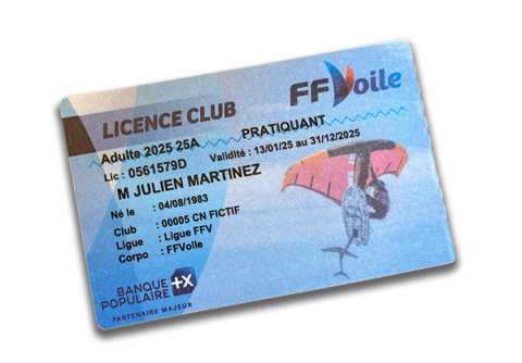 Licence club FFVoile Adulte 2026